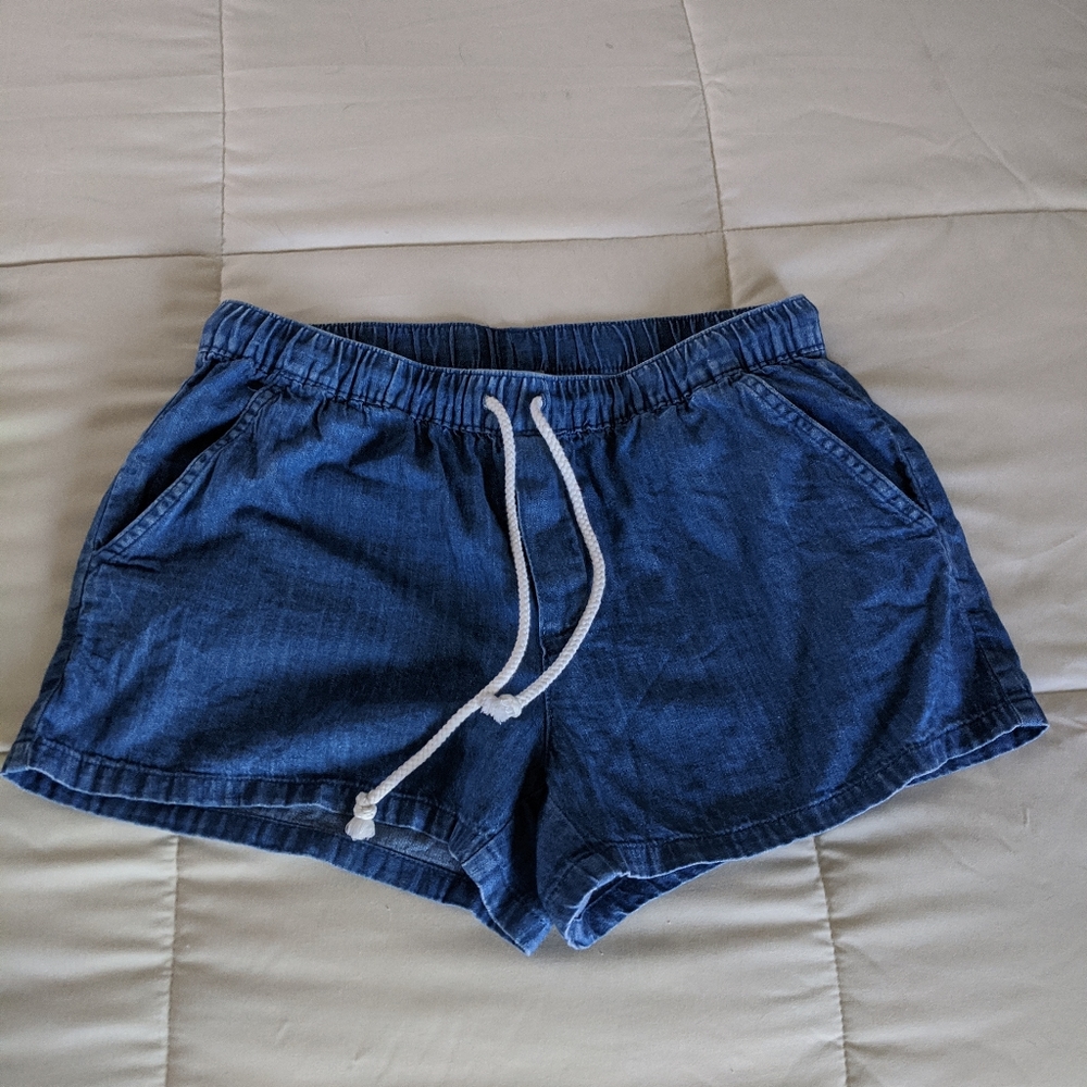 Aerie chambray denim short